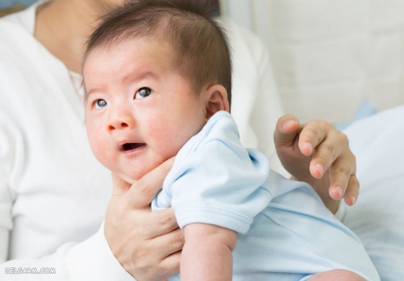 علت غر زدن نوزاد شش ماهه