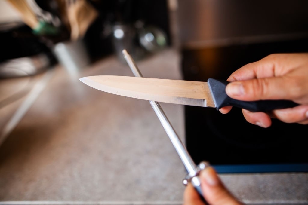 روش های تیز کردن چاقو 