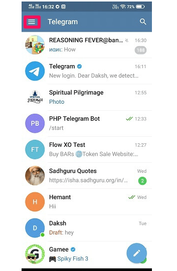 استفاده از چند اکانت به طور همزمان در تلگرام