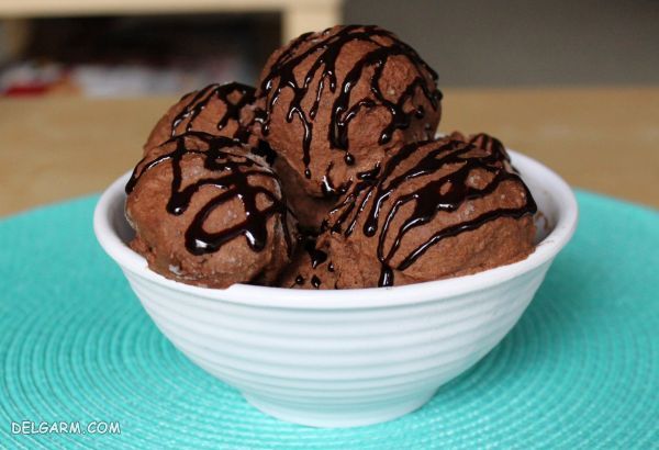 طرز تهیه بستنی شکلاتی بدون خامه/طرز تهیه بستنی شکلات تلخ/طرز تهیه بستنی کاکائویی