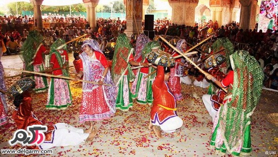 جشن رنگارنگ هولی در هند