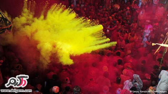 جشن رنگارنگ هولی در هند