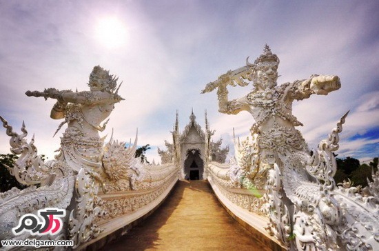 معبد زیبا و عجیب در تایلند