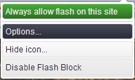 بالا بردن امنیت در مرورگر کروم و فایر فاکس با FlashBlock