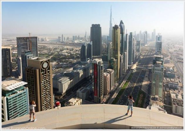 بر فراز برج های دبی