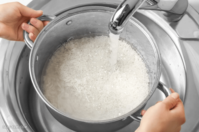 طرز آبکش کردن برنج