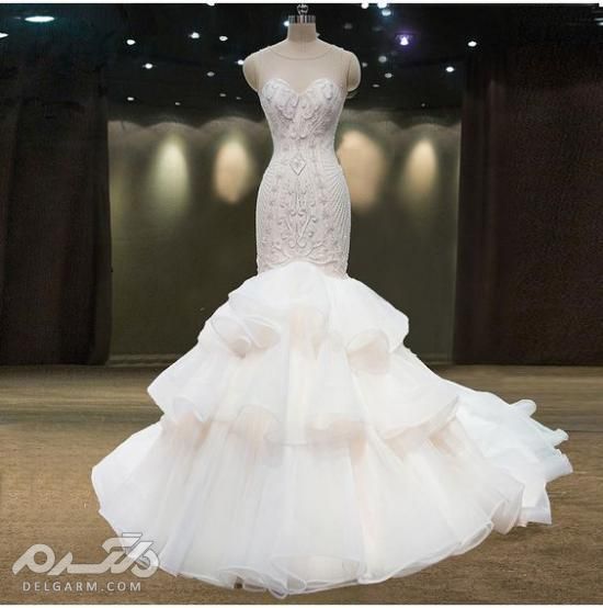 تصاویری از جدیدترین مدل لباس عروس بدن نما 2018 - دلگرم