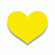 گیف قلب زرد