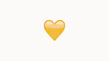 گیف قلب زرد