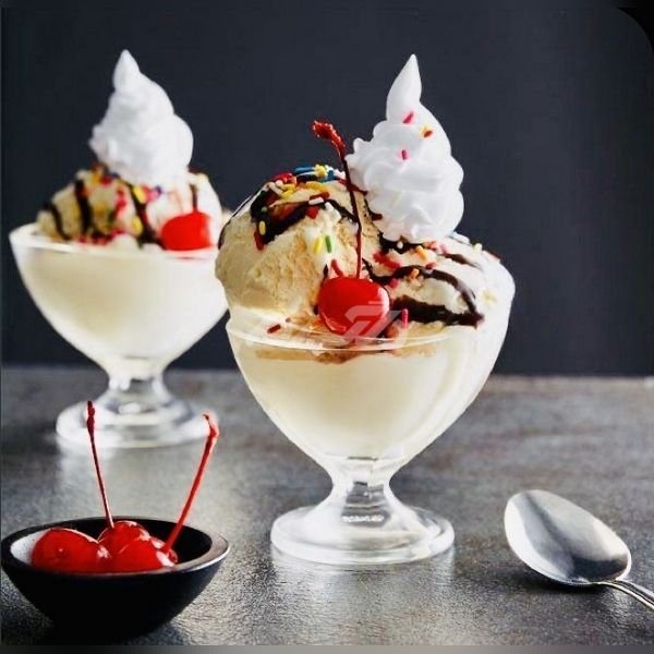 تزیین بستنی 1401 | تزیین بستنی در جام | انواع تزیین بستنی در خانه