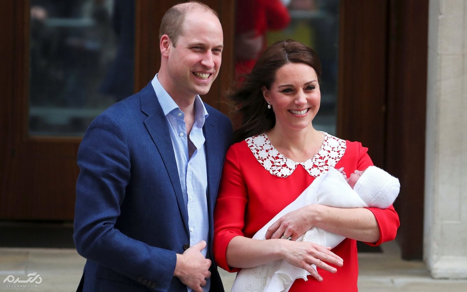 تصاویر و حواشی تولد فرزند سوم پرنس ویلیام و همسرش کیت میدلتون (نوه سوم ملکه انگلستان)