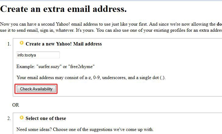 تغییر ادرس ایمیل