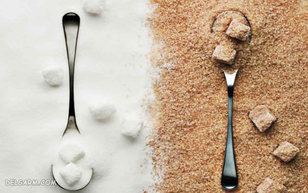 تفاوت شکر قهوه ای و شکر سفید