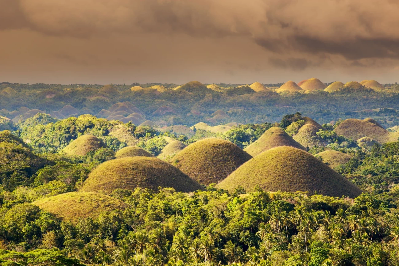  تپه های شکلاتی در فیلیپین (+عکس)