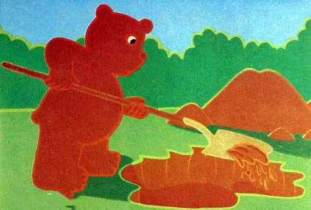 داستان کوتاه کودکانه قصۀ سایۀ خرس