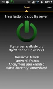 دانلود برنامه اف تی پی سرور Ftp Server Pro v1.14 برای اندروید