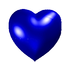 گیف قلب آبی