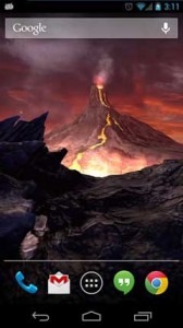 دانلود لایو والپیپر Volcano 3D Live Wallpaper برای اندروید