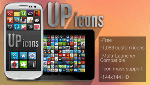 دانلود پک آیکون UP icons v1.2.0 برای اندروید