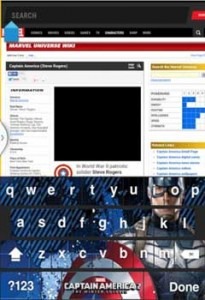 دانلود کیبورد Captain America: TWS Keyboard v1.0 برای اندروید