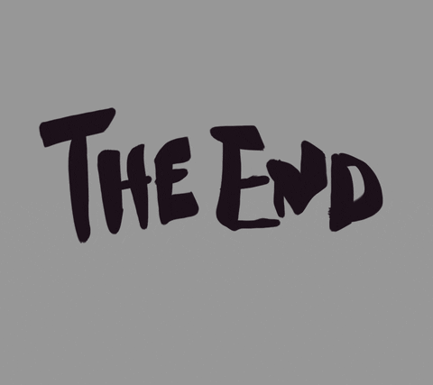 گیف The end