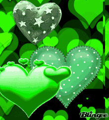 گیف قلب سبز