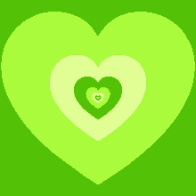 گیف قلب سبز
