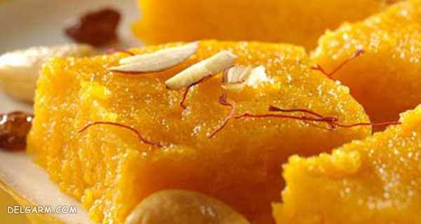 طرز تهیه حلوا آناناس/آموزش پخت حلوا آناناس
