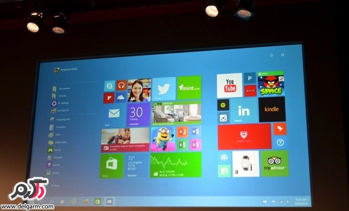 رونمایی از ویندوز جدید Windows 10 با چند ویژگی جدید