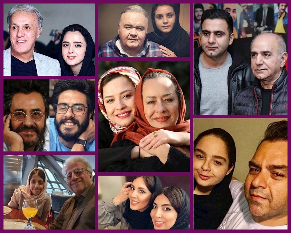 شباهت های بازیگران ایرانی به خانواده شان