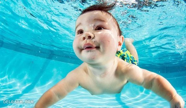 شنای کودک / استخر کودکان / عوارض استخر در کودکان