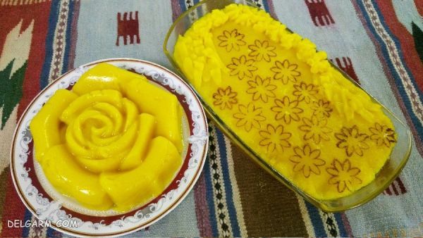 طرز تهیه شله زرد قالبی دسر ماه رمضان