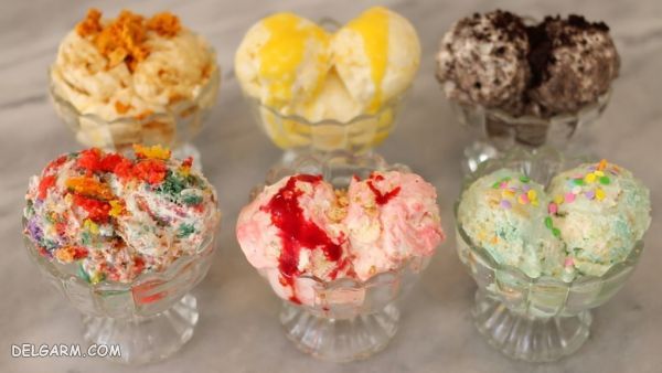 طرز تهیه ۱۰ مدل بستنی خوشمزه خانگی + عکس