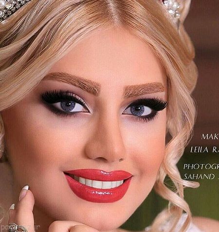 میکاپ زیبای عروس ایرانی جدید