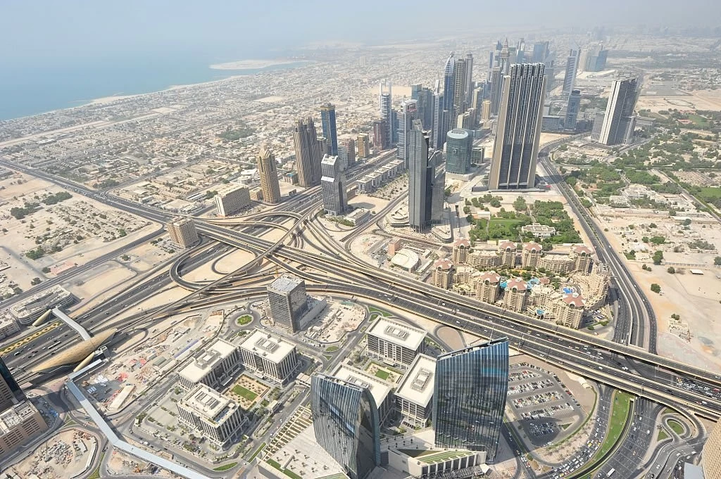 تصاویر هوایی از شهر دبی