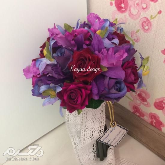 تصاویری از انواع مختلف مدل دسته گل عروس مصنوعی 2018 - دلگرم
