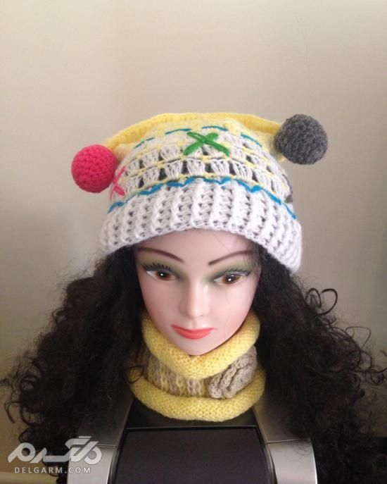 عکس هایی جدید از مدل کلاه بافتنی دخترانه مخصوص زمستان 97