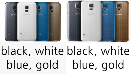 کمپانی سامسونگ، این دو دستگاه را در چهار رنگ مشابه همانگونه که در تصویر مشاهده می‌کنید، ارائه داده است.