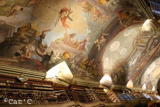 کتابخانه زیبا و تاریخی در چک