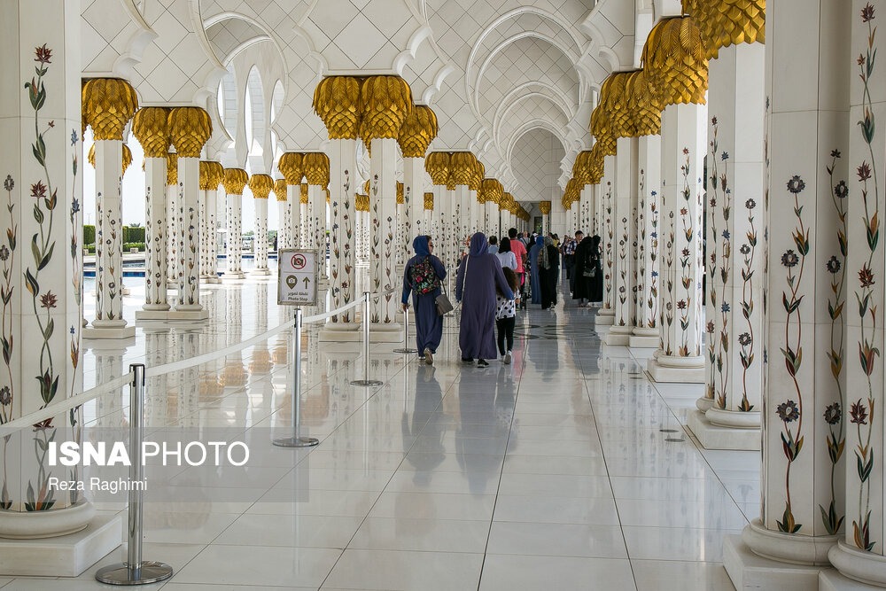 گشت و گذار در زیباترین مسجد امارات ، مسجد شیخ زاید ابوظبی