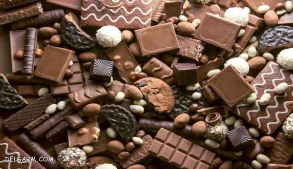 شکلات یکی از خوراکی های دارای گلوتن