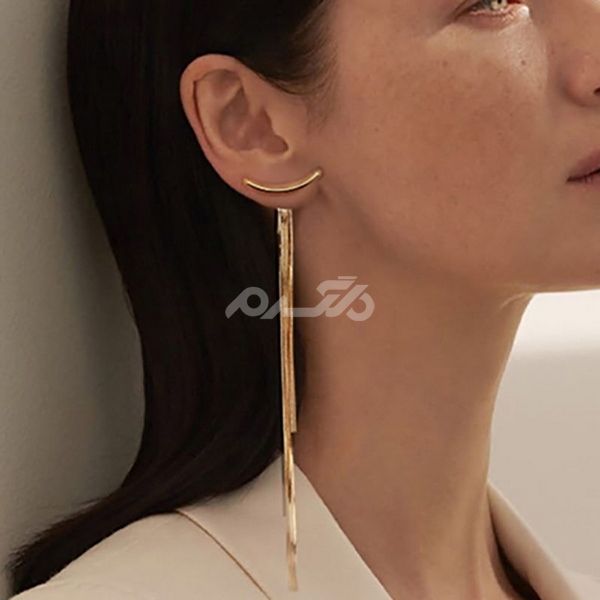 گوشواره ریش ریشی 1401 | گوشواره طلا ریش ریشی | عکس گوشواره ریش ریشی طلا 