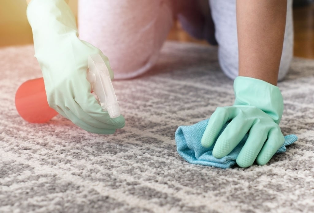 پاک کردن همه نوع لکه از روی فرش 