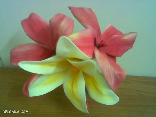 ۲ مدل گل سازی با فوم آسان و زیبا