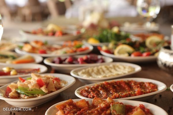انواع پیش غذاها ترکیه یا مزه | Meze غذای استانبول