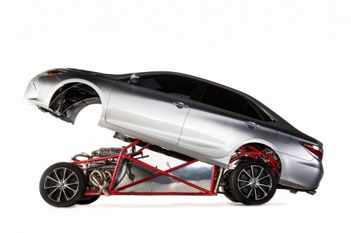 Toyota Dressed an Dragster Camry Clothing for SEMA