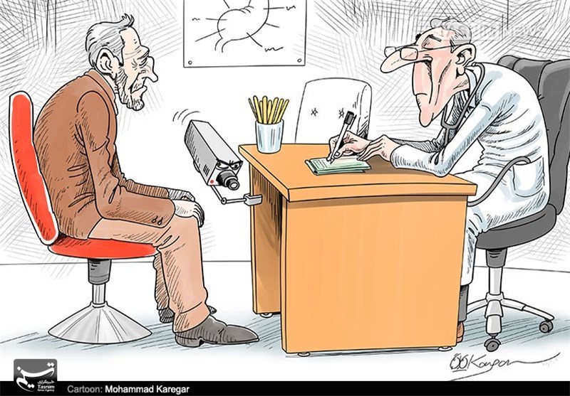 زیرمیزی پزشکان-کاریکاتور