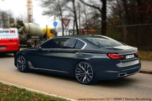 BMW series 7 g11 rendering