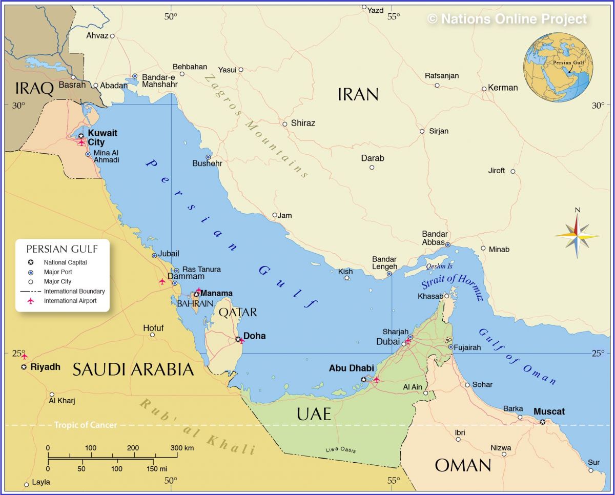 خلیج عربی دروغ است Persian Gulf