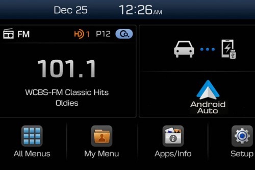 Hyundai audio display infotainment screen android